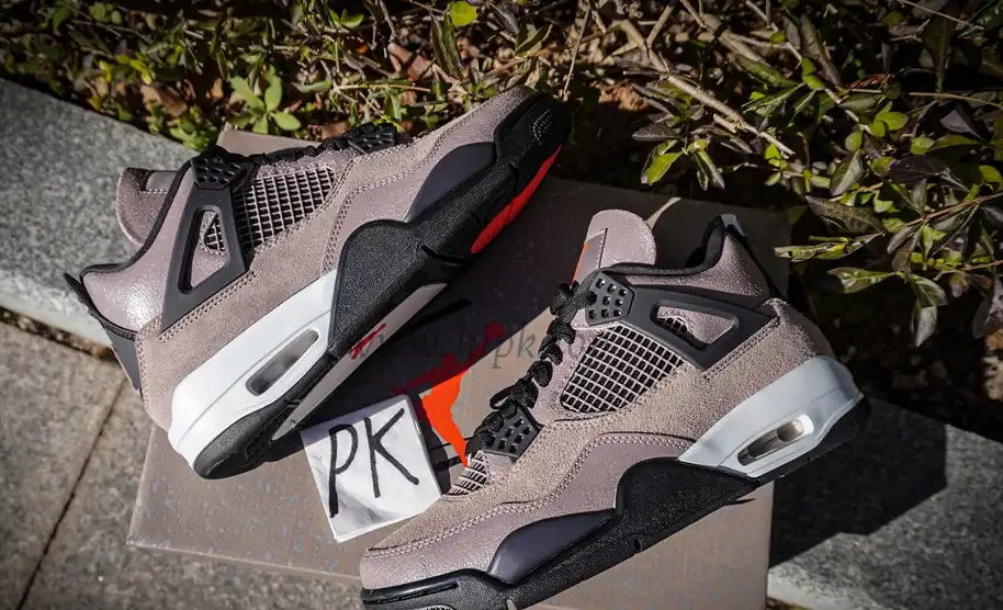 PK god Jordan 4 RetroTaupe Haze RETAIL MATERIALS READY TO SHIP