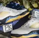 PK God Air Jordan 5 Retro X off white Sail retail materials ready to ship