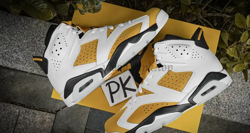 PK GOD Jordan 6 Retro Yellow Ochre RETAIL MATERIALS READY TO SHIP