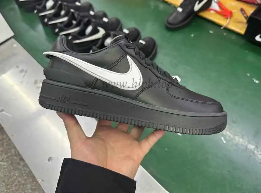 PK GOD Nike Air Force 1 Low SP AMBUSH Black RETAIL MATERIALS READY TO SHIP