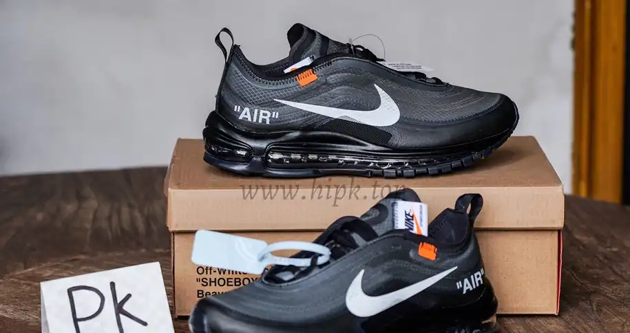 PK GOD Nike Air Max 97 Off-White Black RETAIL MATERIALS READY TO SHIP