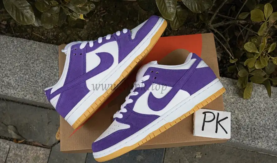 PK GOD Nike Dunk Low Pro ISO Orange Label Court Purple RETAIL MATERIALS READY TO SHIP