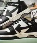 PK GOD OFF-WHITE Out Of Office OOO Low Tops For Walking White Black RETAIL MATERIALS READY TO SHIP