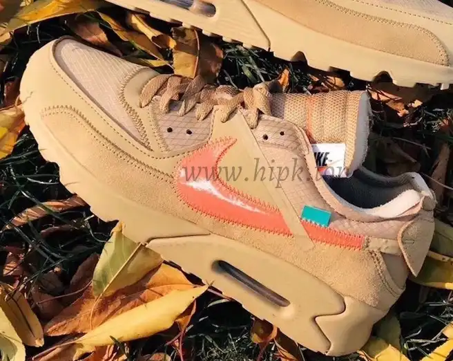 PK GOD Off-White x Nike Air Max 90 Desert Ore ready to ship