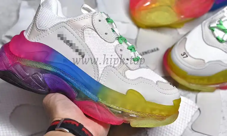 PK GOD PARIS TRIPLE S TRAINER Rainbow ready to ship