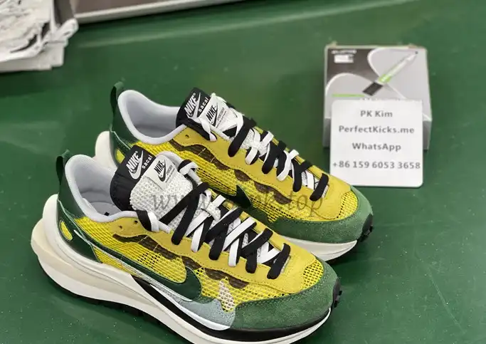 PK God sacai X Nike vaporwaffle tour yellowretail materials ready to ship