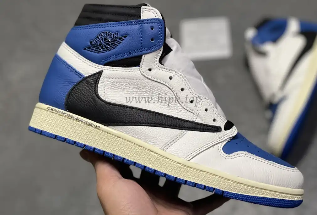 PK 4.0 Travis Scott X Fragment X Air Jordan 1 High OG retail materials ready to ship