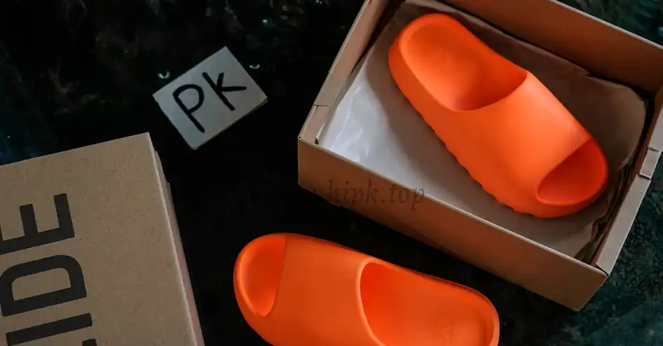 PK God Adidas Yeezy Slide Enflame Orange retail materials ready to ship