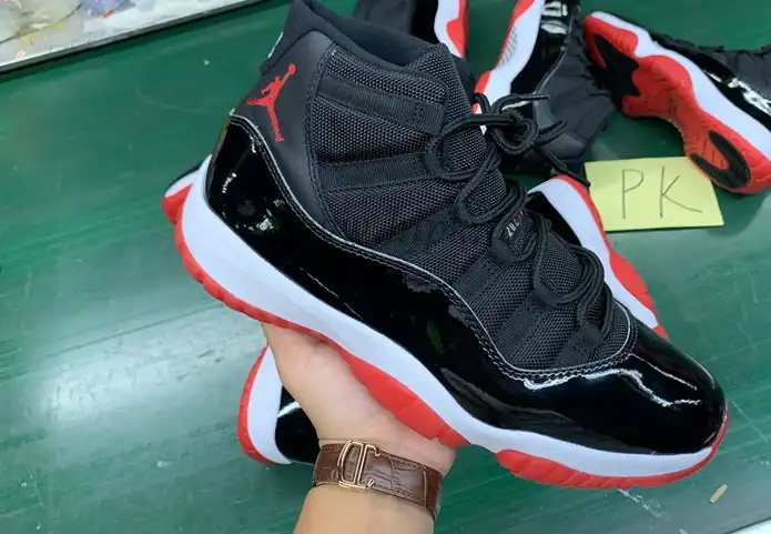 PK God 2019 year retail version Air Jordan 11 “Bred”retail materials ready to ship