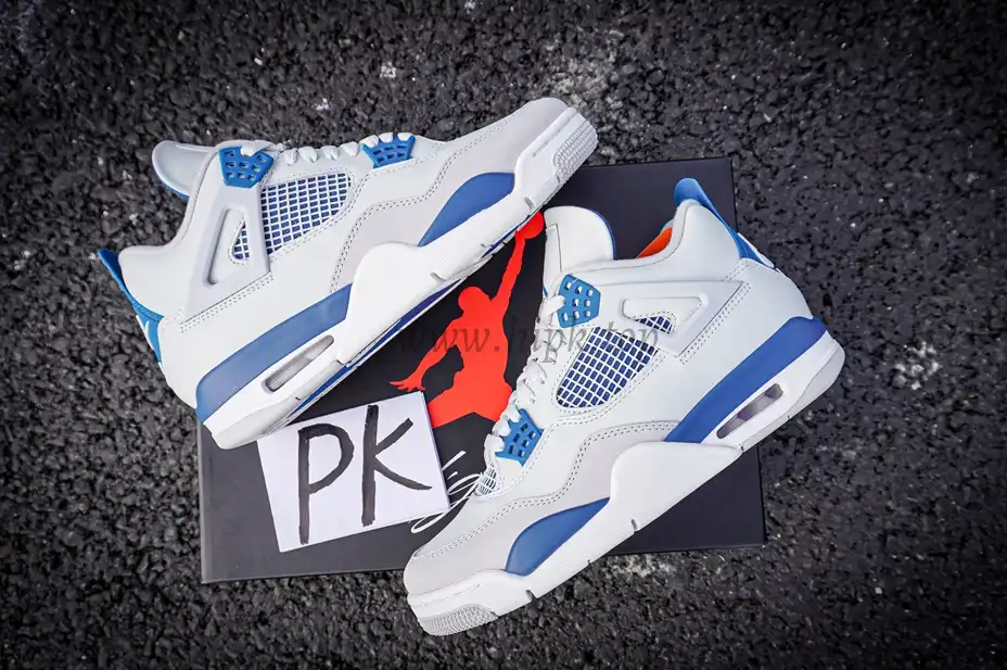 PK God 2024 Version Jordan 4 Retro Military Blue Ready to Ship