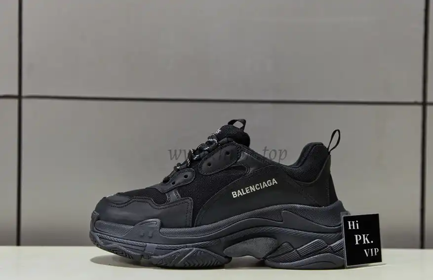 PK God Balencia Paris triple s all black2019 version newest sole official with retail materials ready to ship