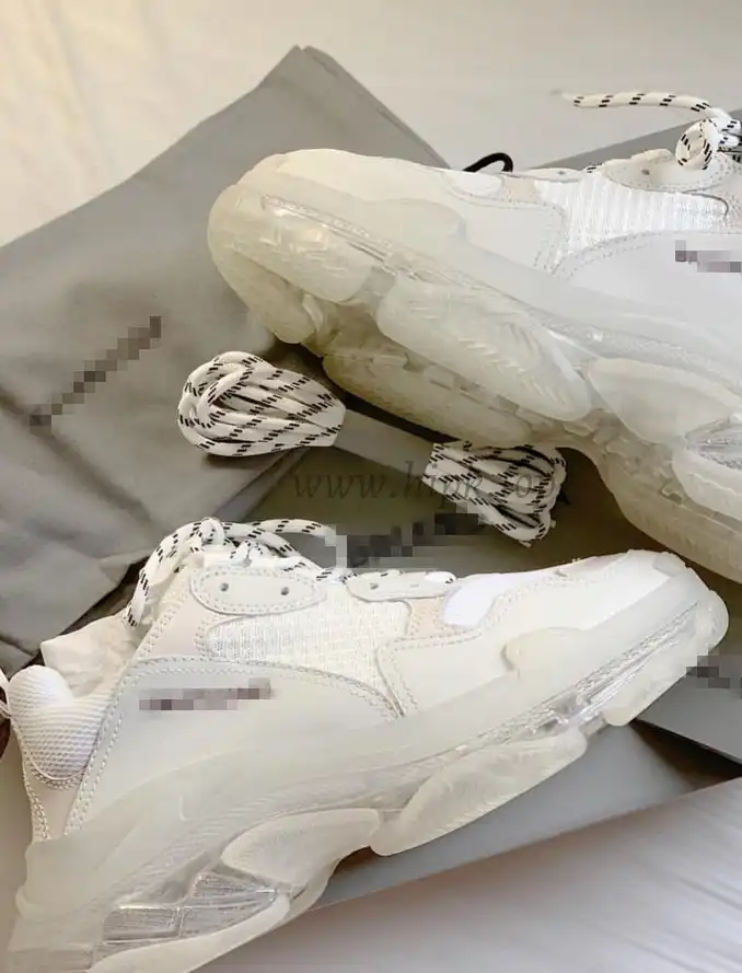 PK God Balencia Paris triple s true white 2019 version newest sole official with retail materials ready to ship