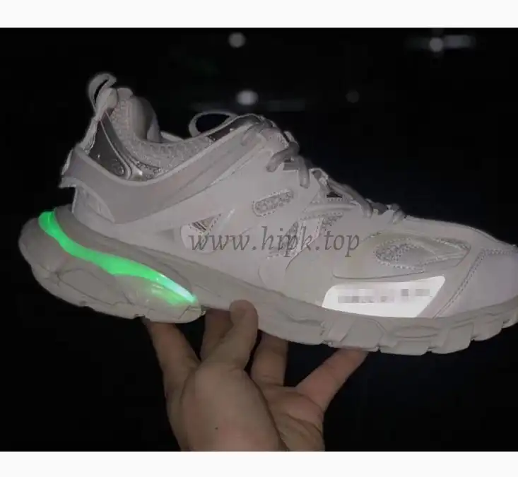 PK God Balencia Track Trainer LED white retail version ready to ship