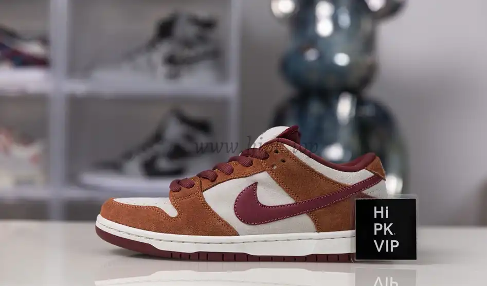 PK God Nike SB dunk Low Russet Cedar retail materials ready to ship