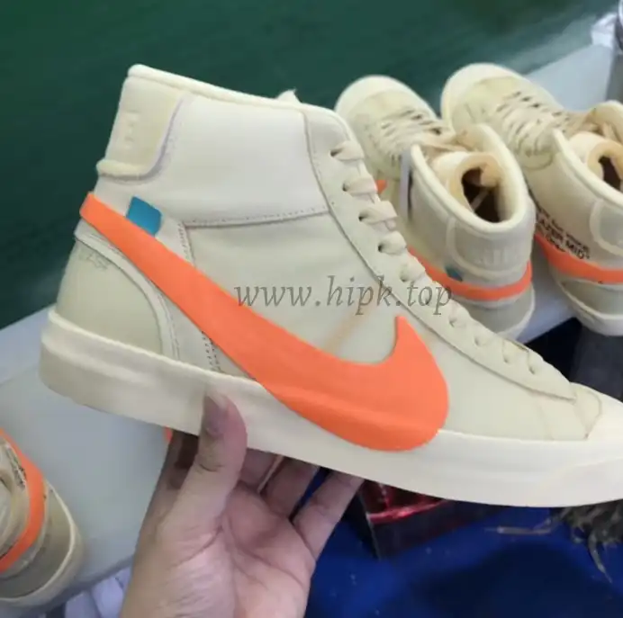 PK5.0 Nike Off-White Air Force 1 Ghost Grey Metallic Silver RETAIL MATERIALS READY TO SHIP