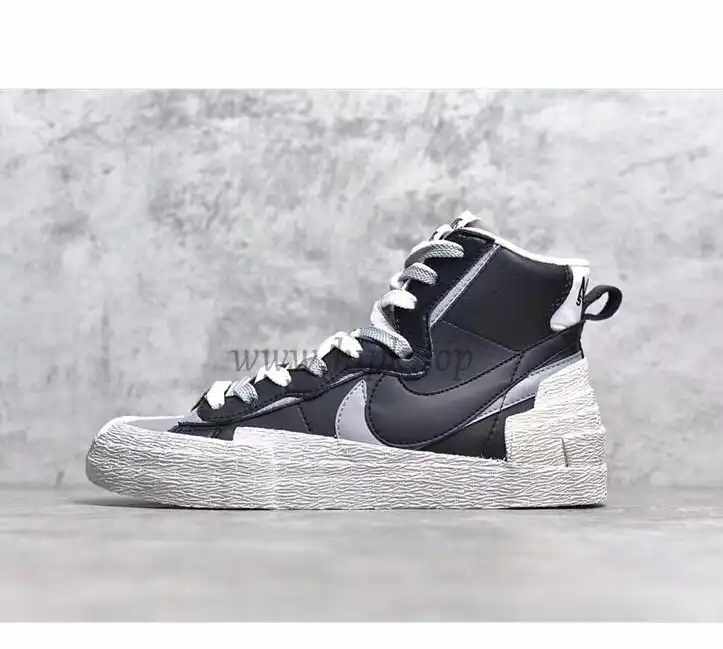 PK God Sacai X NK Blazer with Dunk black grey real materials ready to ship