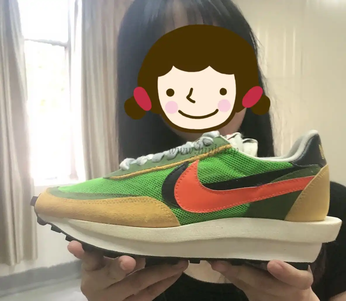 PK God Sacai X Nike LDV Waffle Green Multi retail matearials ready to ship