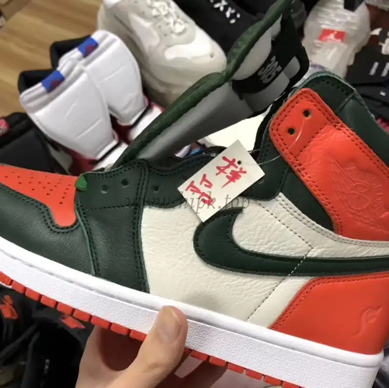 PK GOD AIR JORDAN 1 RETRO HIGH OG “PINE GREEN” 2020 reatail leather ready to ship