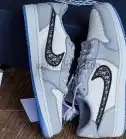 PK GOD Dior B57 MID-TOP SNEAKER Dark blue and white RETAIL MATERIALS READY TO SHIP