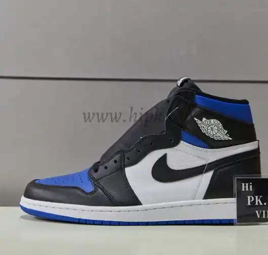 Pk god air Jordan 1 OG retro hyper royalretail materials ready on March 4th