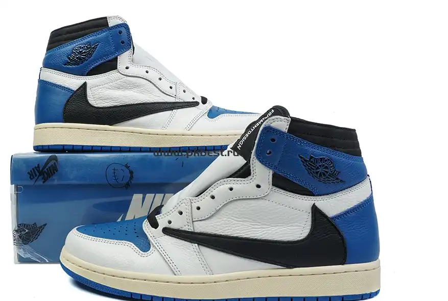 PK5.0 Travis Scott X Fragment X Air Jordan 1 High OG retail materials ready to ship