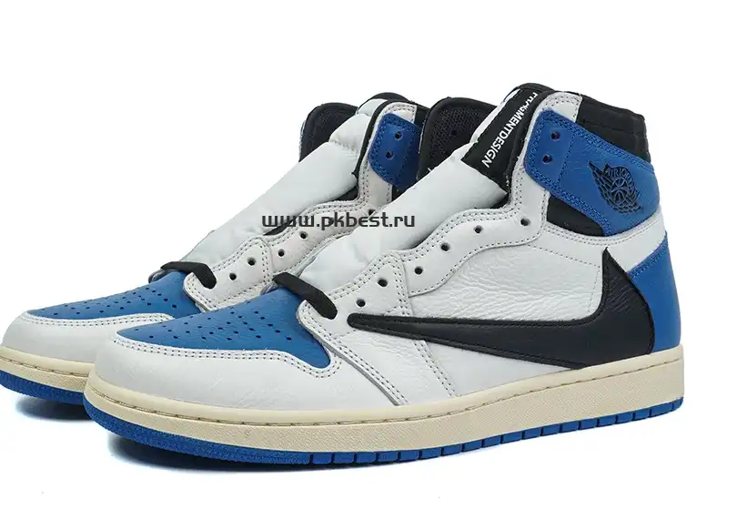 PK5.0 Travis Scott X Fragment X Air Jordan 1 High OG retail materials ready to ship