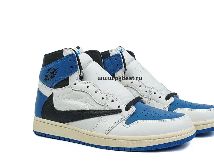 PK5.0 Travis Scott X Fragment X Air Jordan 1 High OG retail materials ready to ship