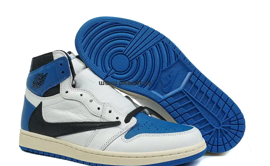 PK5.0 Travis Scott X Fragment X Air Jordan 1 High OG retail materials ready to ship