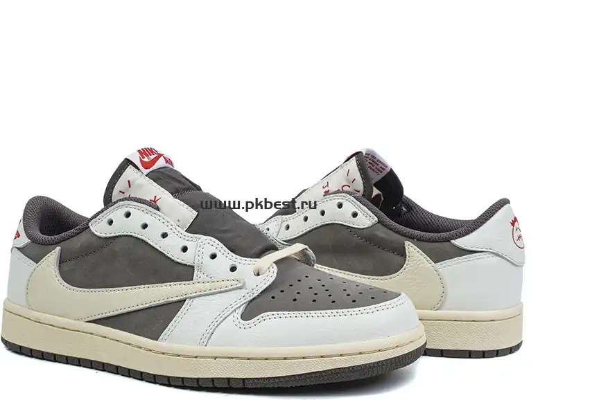 PK 5.0 Jordan 1 Retro Low OG SP Travis Scott Reverse Mocha RETAIL MATERIALS READY TO SHIP