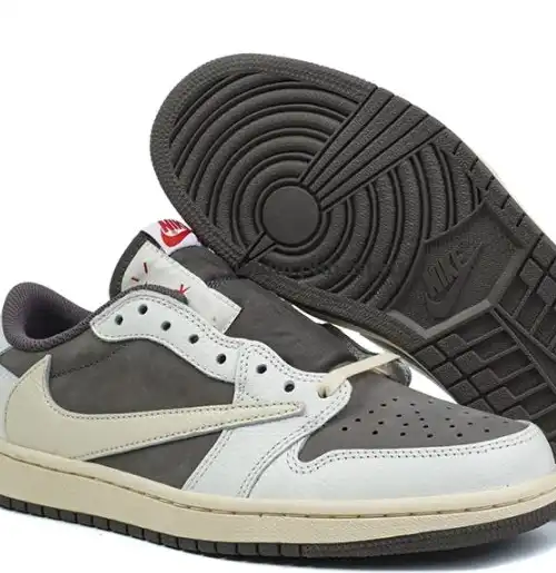 PK5.0 Travis Scott x Air Jordan 1 ‘Low White Party’ RETAIL MATERIALS READY TO SHIP