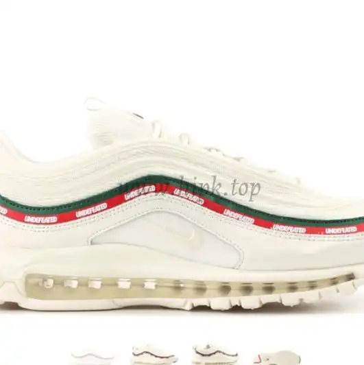 God Air Max 97 Undefeated Black Red Green retail materials preorder