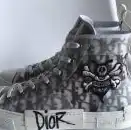 PK GOD Dior B57 MID-TOP SNEAKER White and Blue RETAIL MATERIALS READY TO SHIP