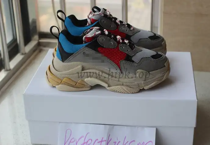 GOD Paris TRIPLE S TRAINER YELLOW BLUE RED