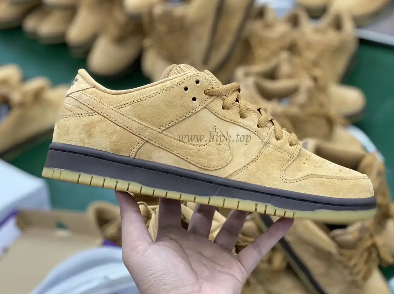 Pk God Sb dunk low wheat mocha retail materials ready to ship