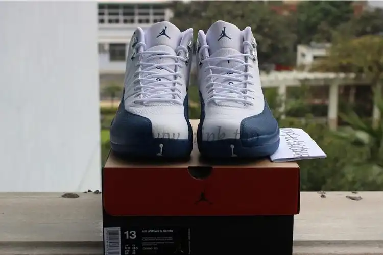 Authentic Air Jordan 12 French Blue 2016