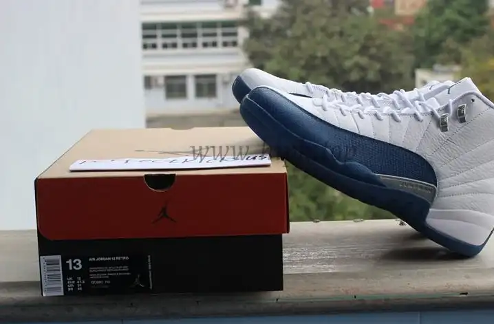 Authentic Air Jordan 12 French Blue 2016