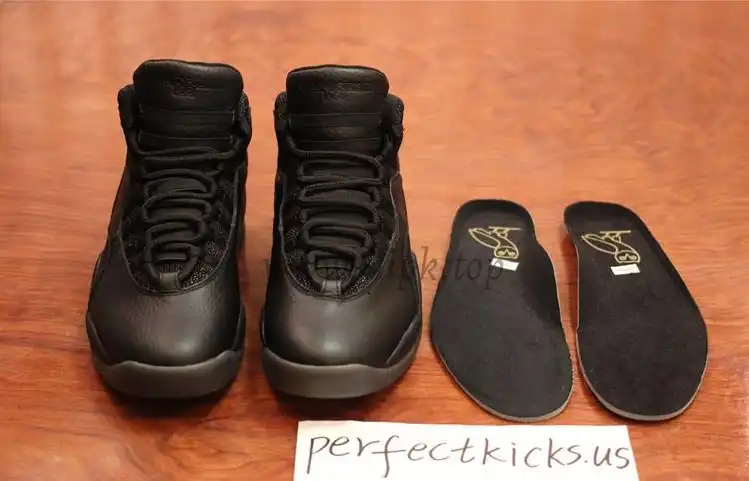 Authentic Air Jordan X Ovo black best version