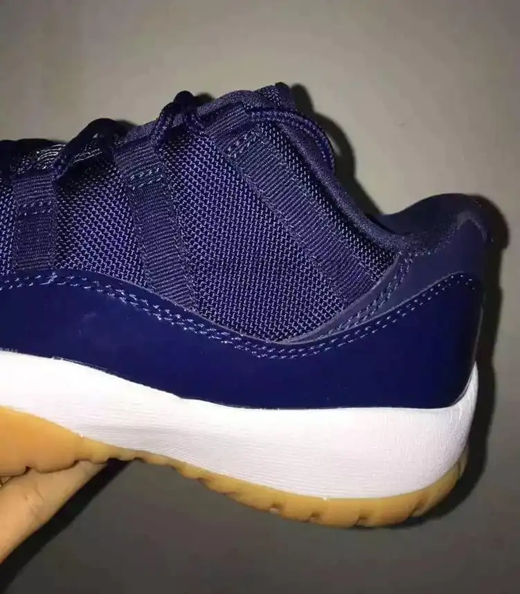 Authentic Air Jordan 11 Low Navy Gum