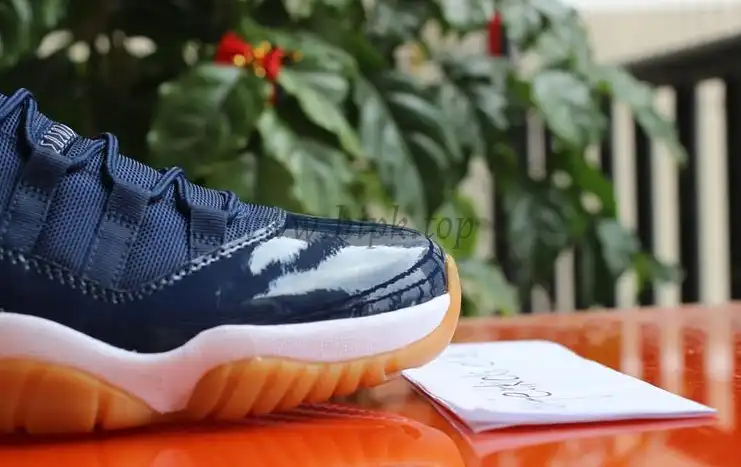 Authentic Air Jordan 11 Low Navy Gum