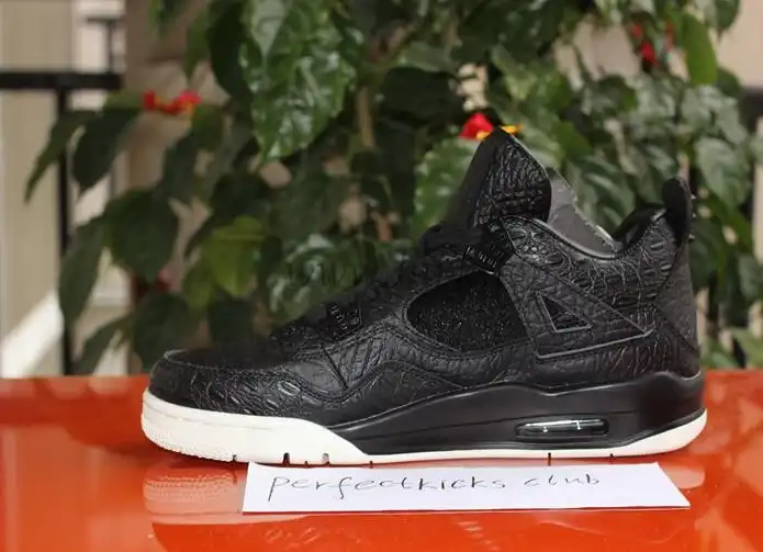 Authentic Air Jordan 4 Premium Black