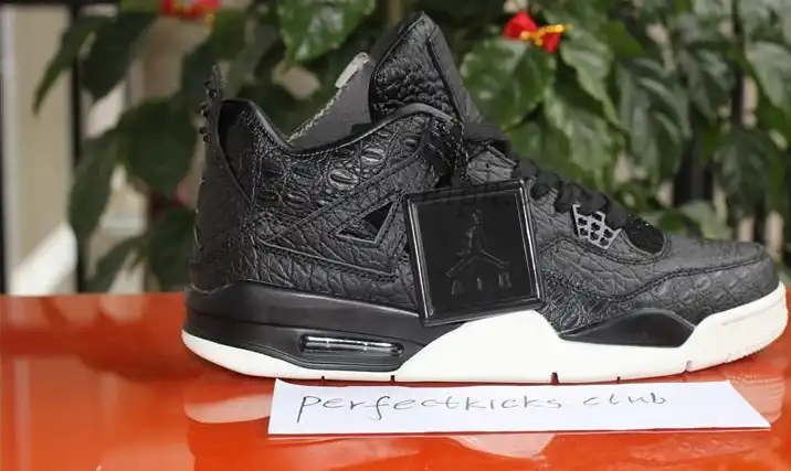 Authentic Air Jordan 4 Premium Black