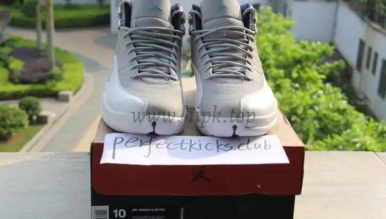 Air Jordan 12 Grey University Blue