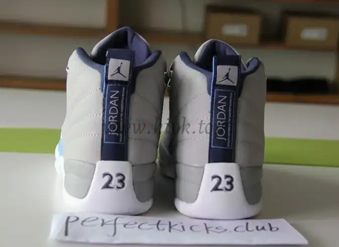 Air Jordan 12 Grey University Blue