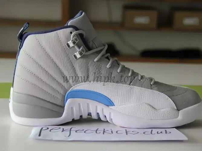 Air Jordan 12 Grey University Blue