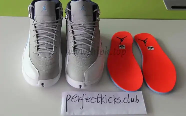 Air Jordan 12 Grey University Blue