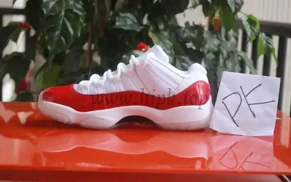 Authentic Air Jordan 11 Low Varsity Red