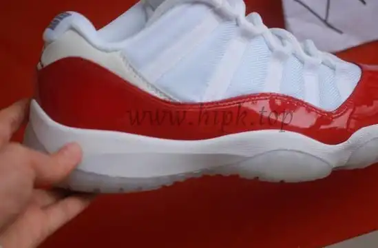 Authentic Air Jordan 11 Low Varsity Red