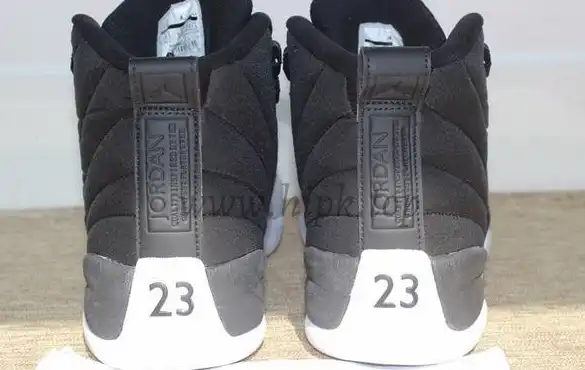 Authentic Air Jordan 12 “Black Nylon” Waterproof From PK