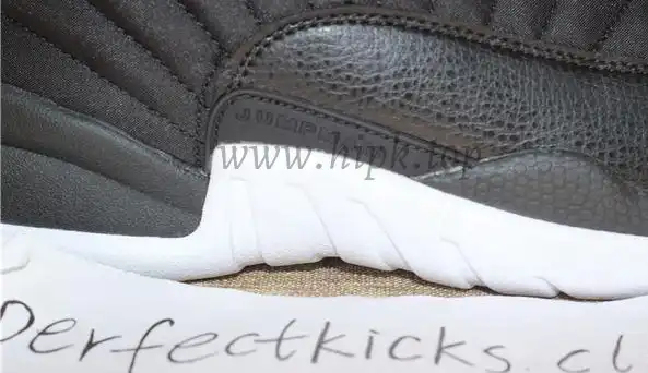 Authentic Air Jordan 12 “Black Nylon” Waterproof From PK