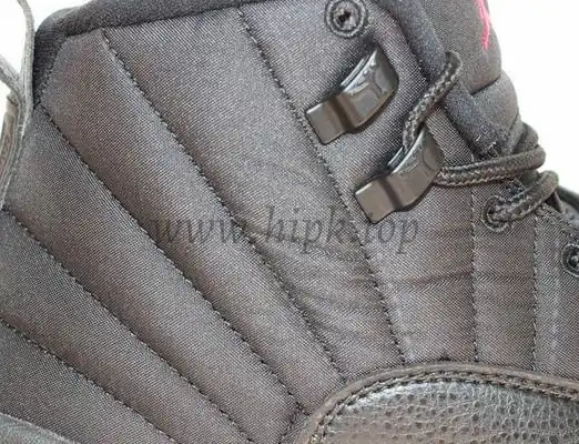 Authentic Air Jordan 12 “Black Nylon” Waterproof From PK